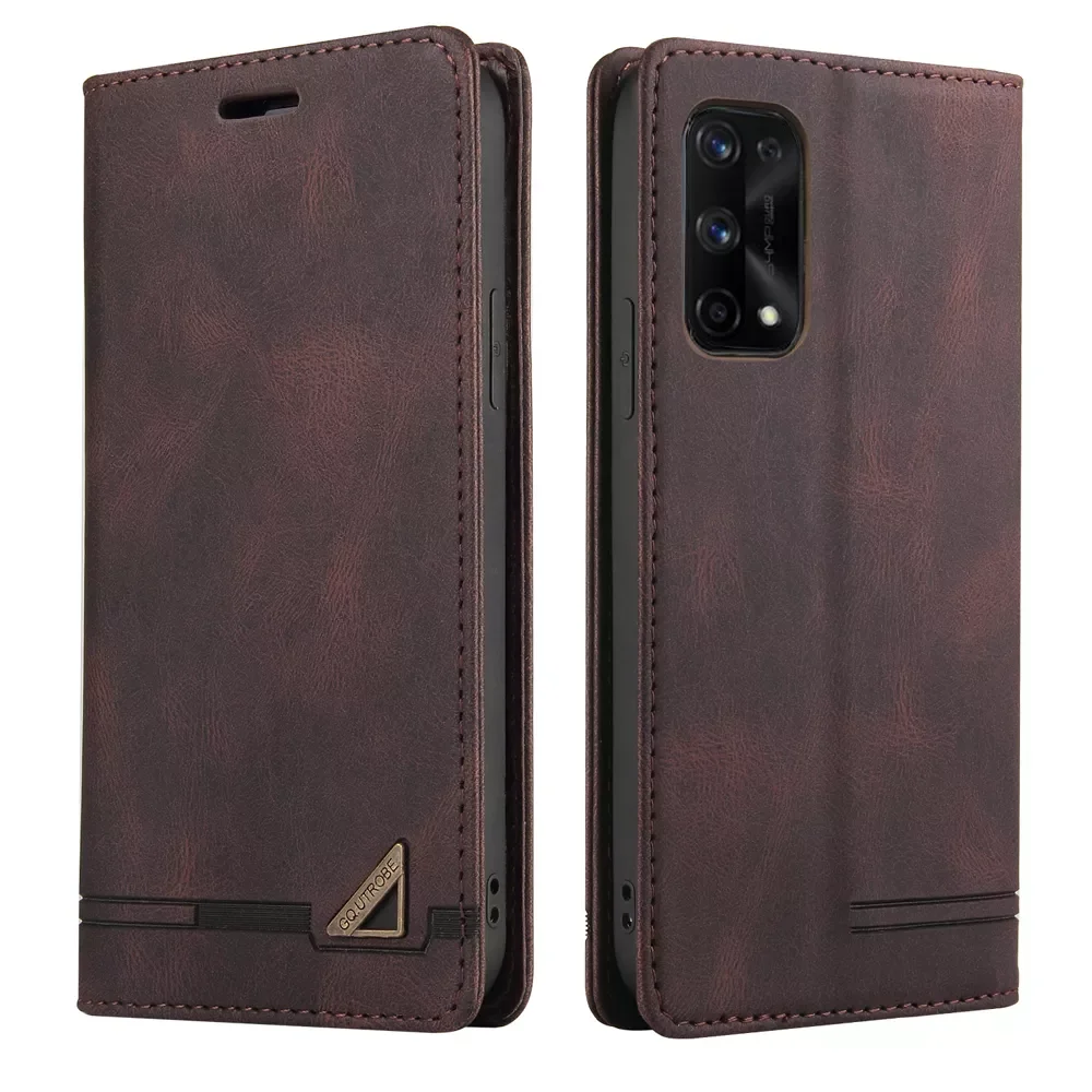 

8i 7 Pro 8 i Flip Case RFID Block Leather Shield Card Holder for OPPO Realme 8 5G Case Realmi GT Neo 2T Q3 i8 Neo2T Funda