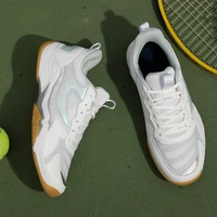classic mens training shoes soft sole mesh volleyball sneakers women plus size red professional sport shoes men badminton shoes