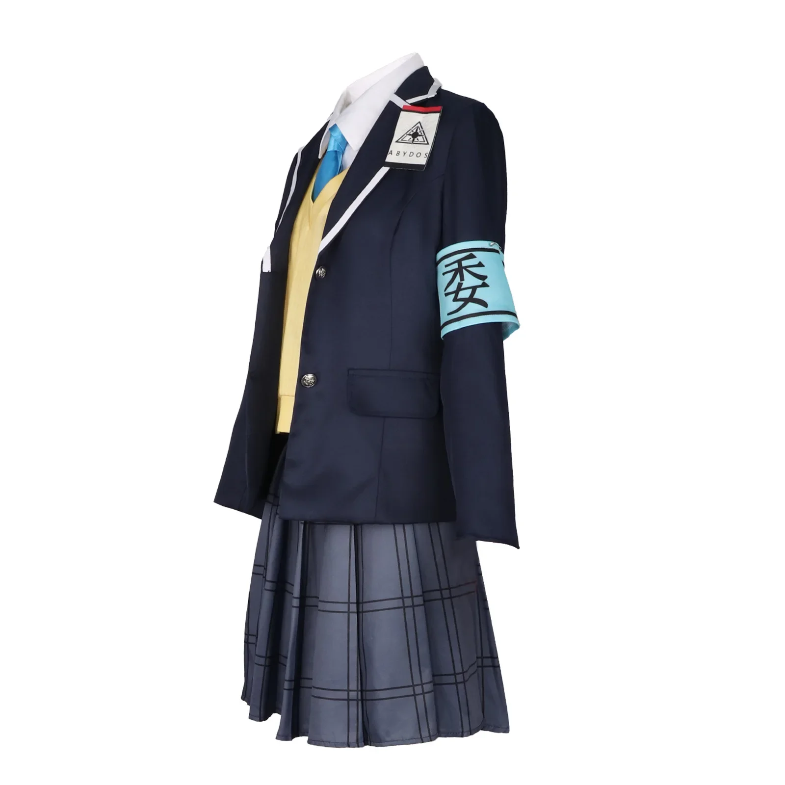 Женская униформа JK с голубым архивом Cos Okusora Ayane школьная Униформа Рубашка галстук