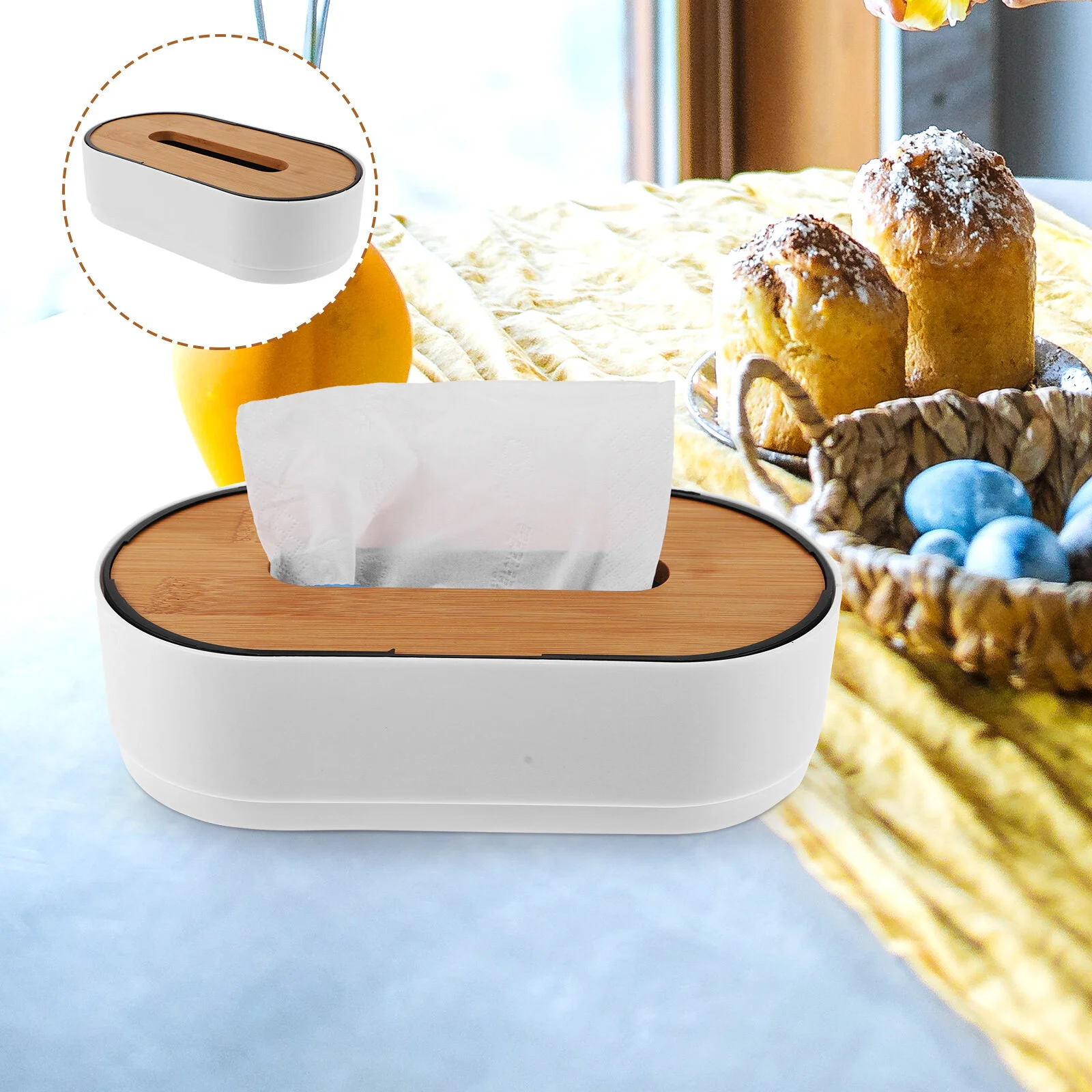 

Napkin Box Holder Japanese Style Holder Simple Car Carton Home Supplies Napkin Bamboo Boxes Dispenser