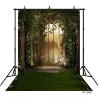 Фотофон цветок листья пастбище винтажная арка для Хэллоуина виниловые тканевые фоны для детей Детский Фотофон