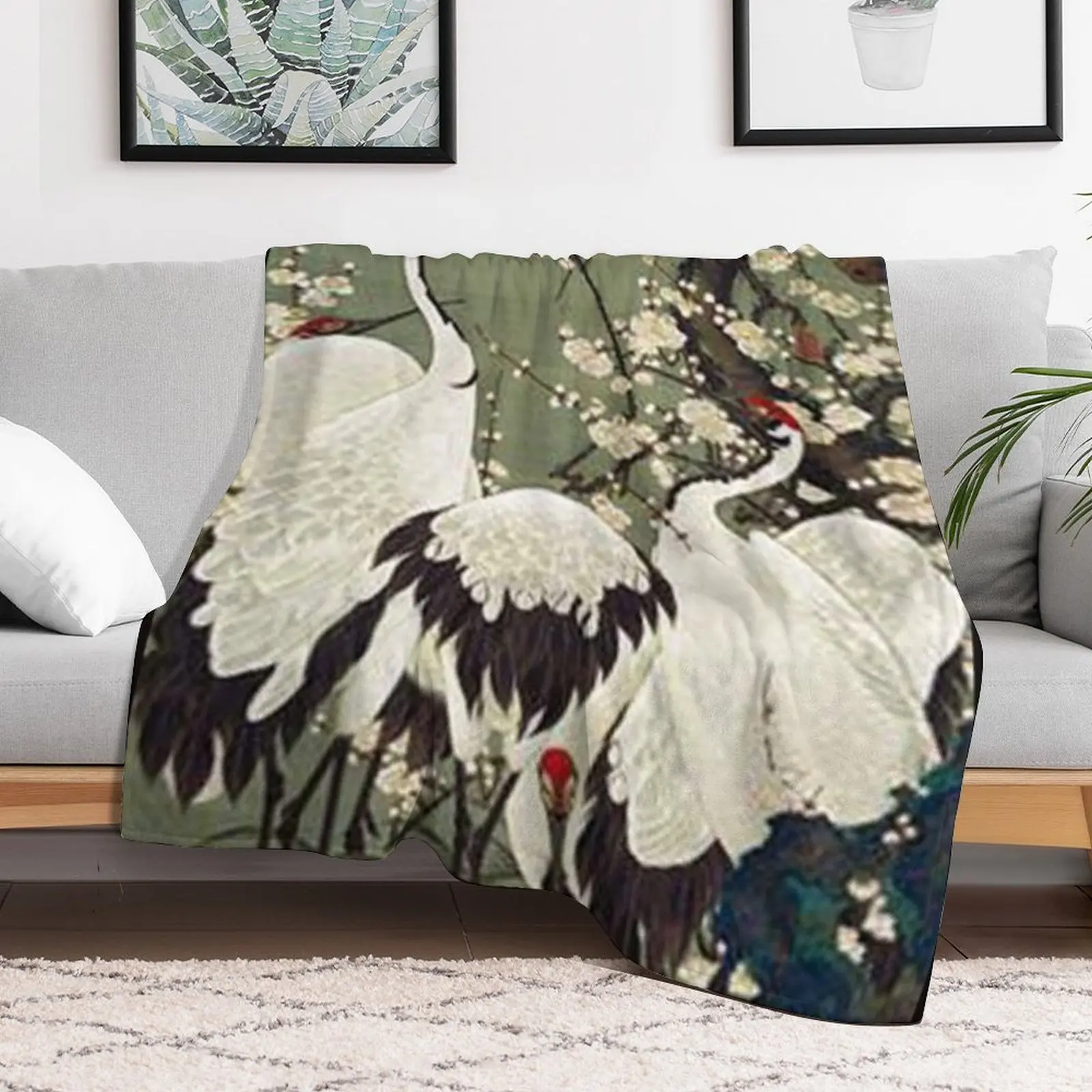 Любимый художник-цветение сливы и краны-Jakuchu Ito брикет рождественские подарки