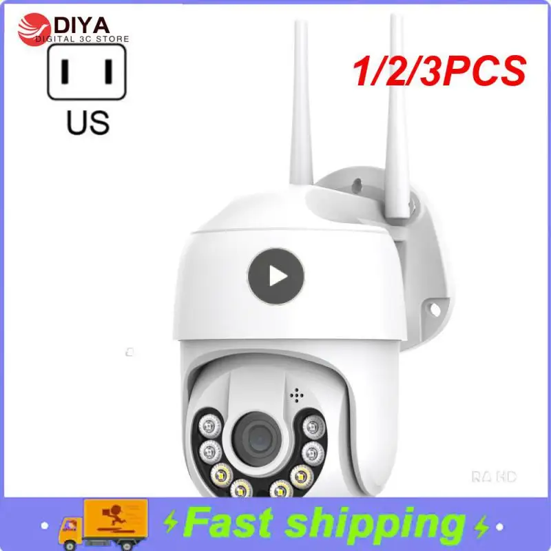 

1/2/3PCS WIFI IP Camera Outdoor Security Color Night 2MP Wireless Video Surveillance Cameras Smart Human Detection