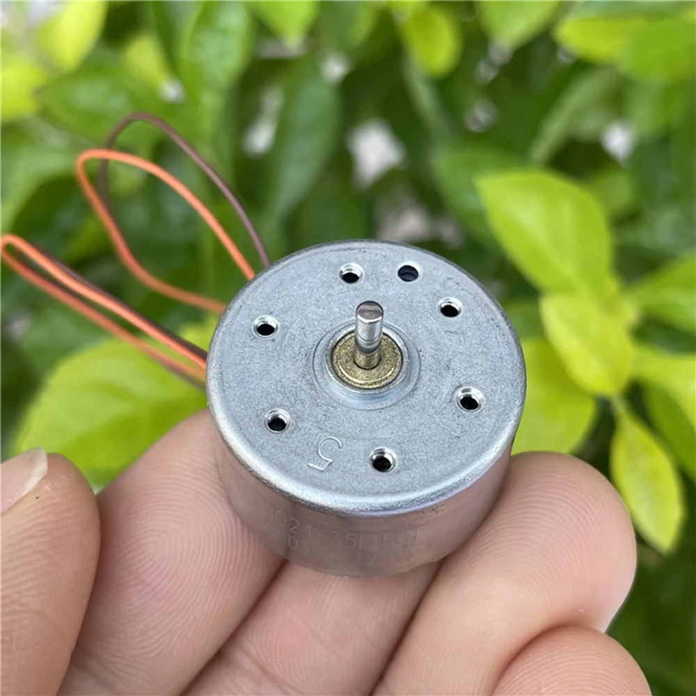 Micro Current 300 Motor Electric DC 6V-9V 4300RPM 6mA 1.5mm Shaft Dia. Mini  Solar Experiment Panel Toys Car Model Type