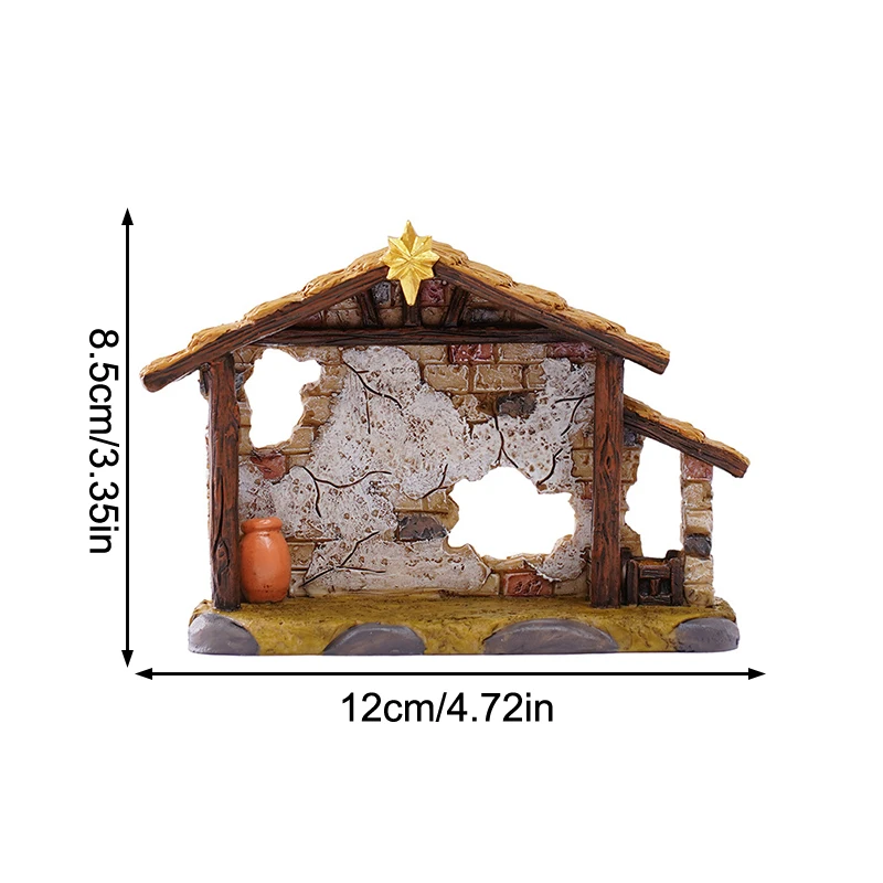 Резиновая статуэтка рождественского дома