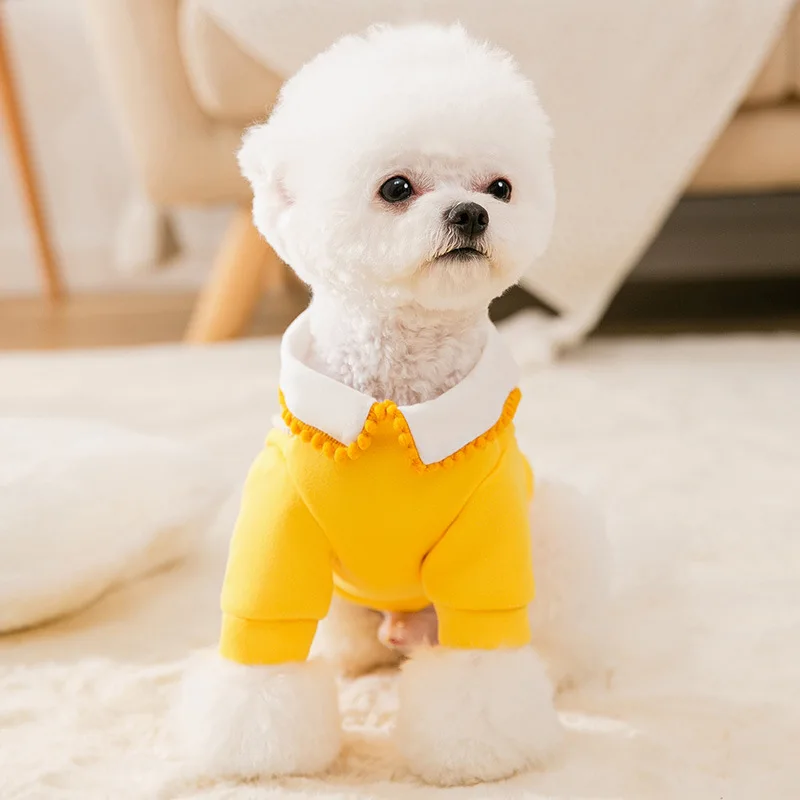 

Pet Clothes For Small Dog Cat Autumn and winter dog sweater dog cat two legged cartoon cute pet chihuahua teddy bulldog