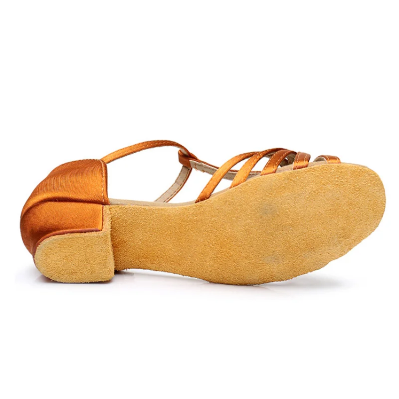 New Arrival Children Latin Dance Shoes Ballroom Tango Salsa Latin Dance Shoes For Ladies Women Professiona Low Heel Shoes 3/4CM