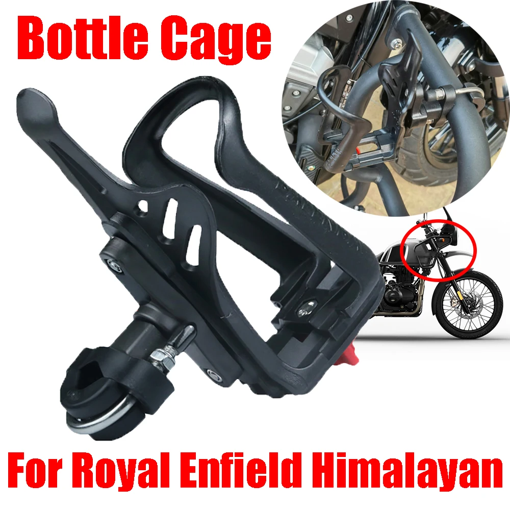 

For Royal Enfield Himalayan 400 410 411 650 BS6 Accessories Beverage Water Bottle Cage Support Drink Cup Holder Stand Bracket