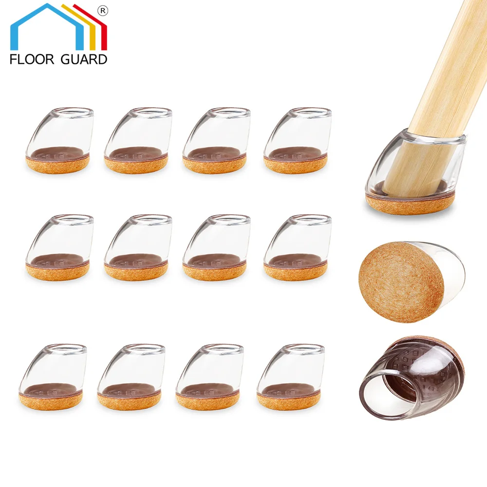 

Силиконовые защитные чехлы для ножек стула с фетровой подкладкой