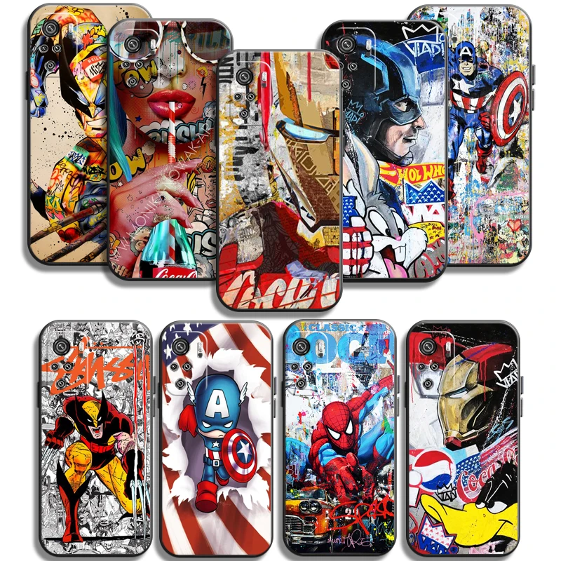 

Marvel Avengers Phone Cases For Xiaomi Redmi 7 7A 9 9A 9T 8A 8 2021 7 8 Pro Note 8 9 Note 9T Soft TPU Coque Carcasa Back Cover