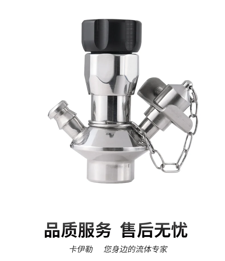 

Aseptic sampling valve 316L sanitary manual stainless steel quick-loading clamp type welding thread