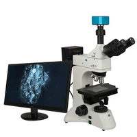 analysis optical digital polarizing digital metallographic metallurgical microscope with camera