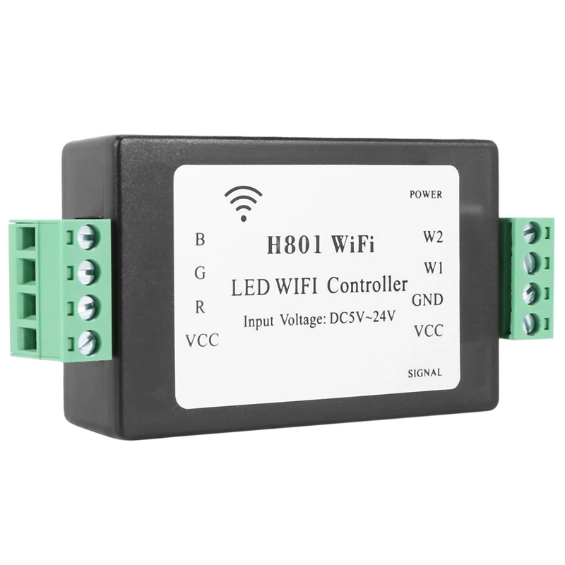 

H801 RGBW светодиодный WIFI контроллер LED RGB контроллер DC5-24V вход для 5050 2835 3528 SMD