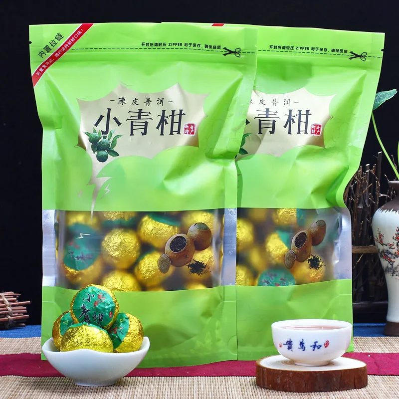 

2022 Chinese Orange Pu'er Tea XinHui Xiao Qing Gan Citrus Pu'er Tea For Beauty Lose Weight Health Care
