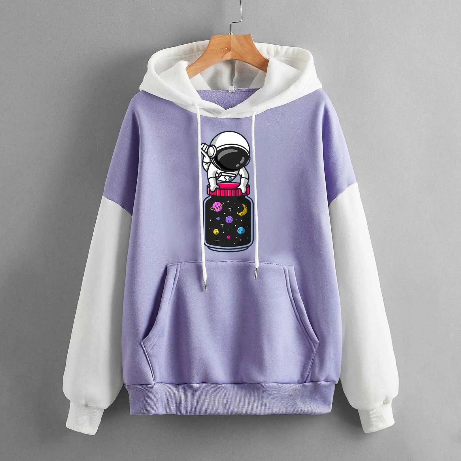 

Женские повседневные толстовки с длинным рукавом и принтом, пуловер, свитшот с кулиской, топ, блузка, Длинные флисовые свитера на молнии