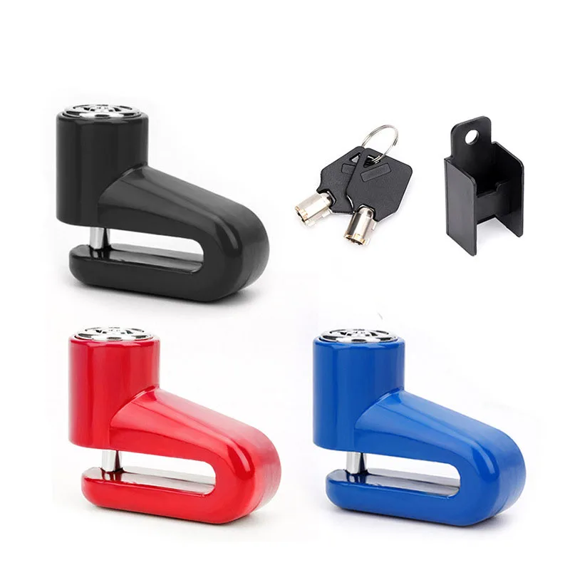 

JQ Противоугонный тормозной диск роторный замок безопасности 7 мм для мотоцикла скутера велосипеда стальной дорожный тормоз дисковый тормоз замок для горного колеса