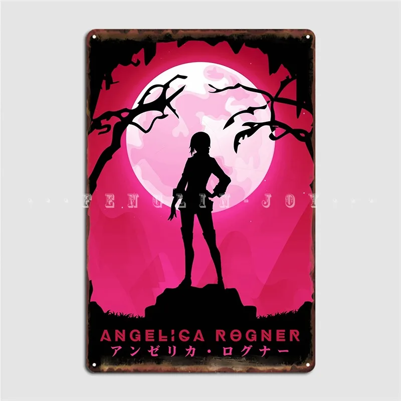 

Металлический знак Angelica Rogner, настенная роспись, настенный постер для паба, гаража