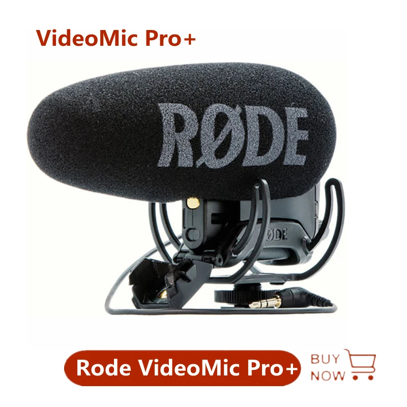 

Rode VideoMic Pro+ plus Microphone Shotgun MIC Interview Video Studio Microphone for Canon Panasonic camera DSLR