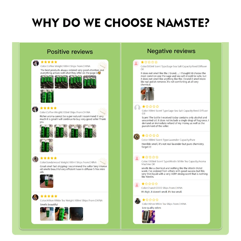 NAMSTE 100 мл эфирные масла диффузор аромата домашний освежитель воздуха очиститель