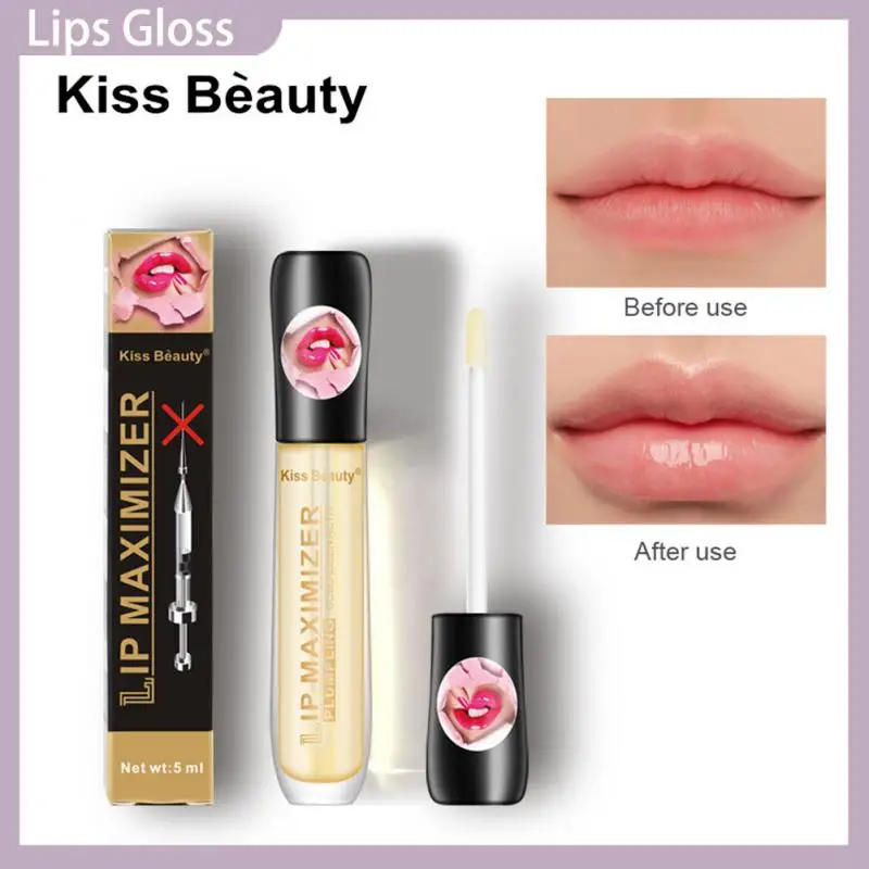 

Блеск для губ Kiss Beauty, сексуальный 3D Блеск для губ, пухлый прозрачный макияж, стойкий водостойкий увлажняющий зимний блеск для губ, блеск для ...