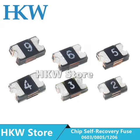 Самовосстанавливающийся Предохранитель 1206 0805 0603, 20 шт., 1,5 мА/1A/2A/3A, 6 в/9 В/15 в, новинка