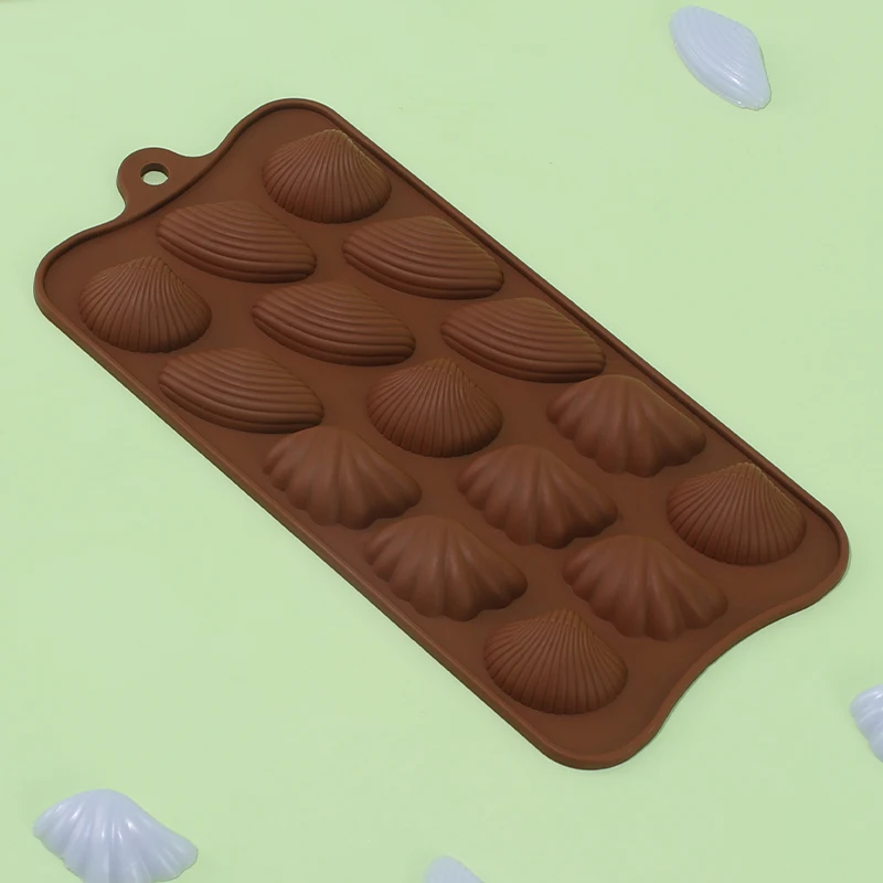 

3Pcs/Set Number Shell Shape Silicone Molds Chocolate Candy Mold Silicone Mold for Wedding,Festival, Parties Cake Decoration