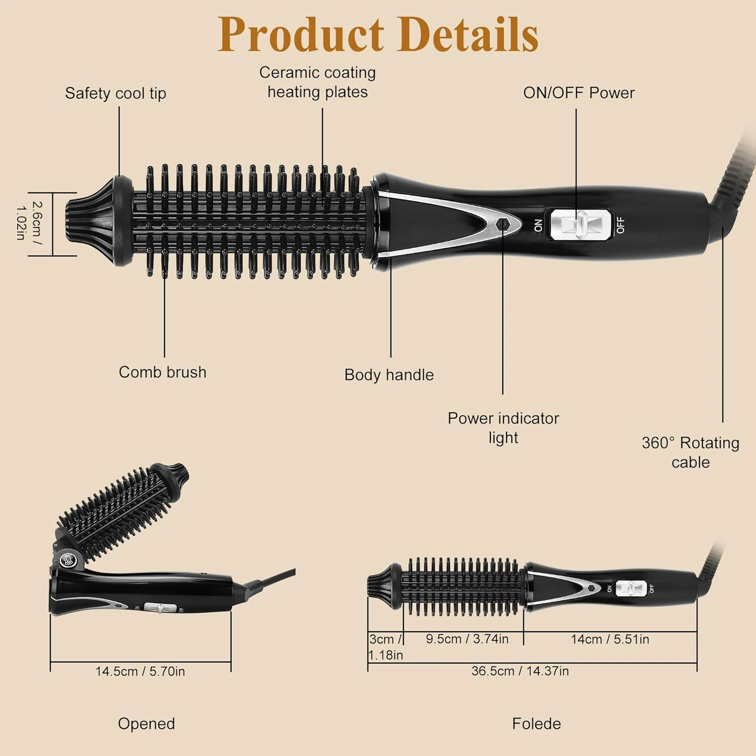 Кисть для завивки i-frizz Technology Элегантные и блестящие кудри на весь день
