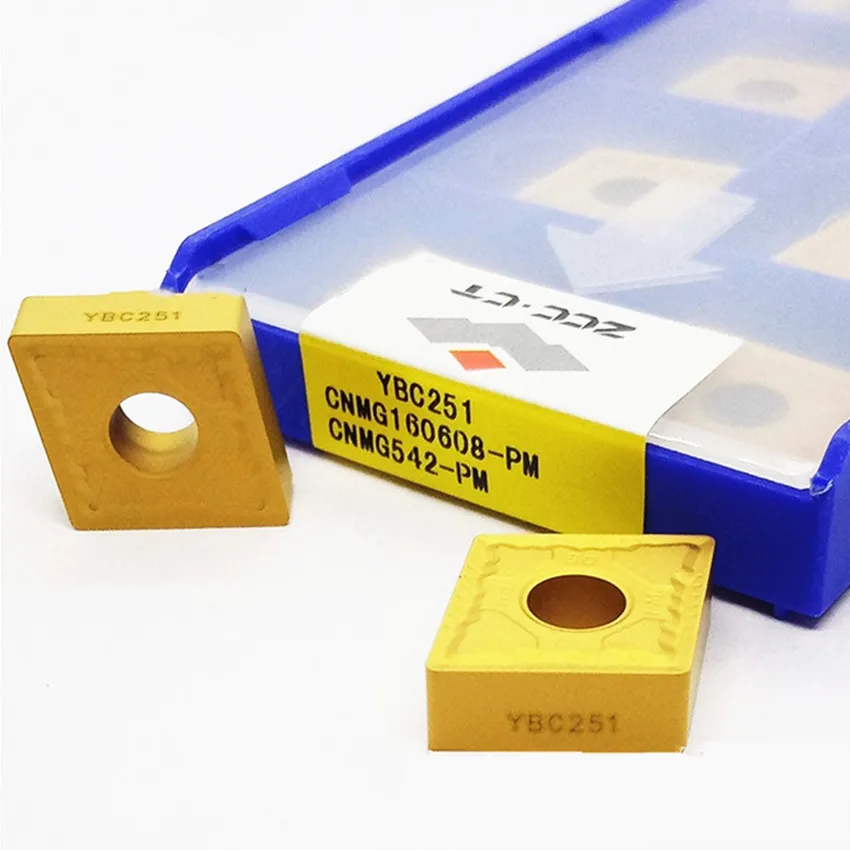 CNMG160608-DM YBC251/CNMG160612-DM YBC251/CNMG160616-DM YBC251 CNMG542 CNMG543 CNMG544 ZCC.CT CNC carbide inserts For Steel