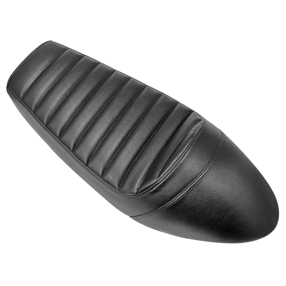 Black Cafe Racer Motorcycle Seat For Suzuki Yamaha Honda CG125 CB350 CB400 CB500 Retro Vintage Hump Saddle Custom Chopper |