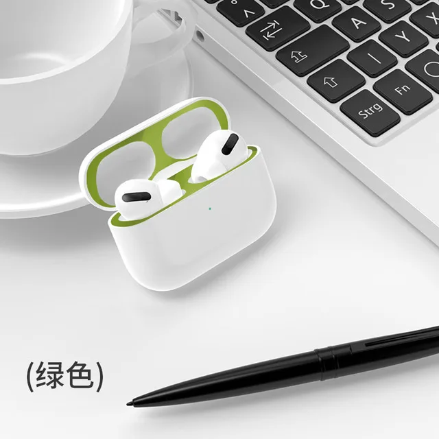 

Защита от грязи, пылезащитный чехол для AirPods Pro, чехол для зарядки, металлический пылезащитный стикер, защитная пленка