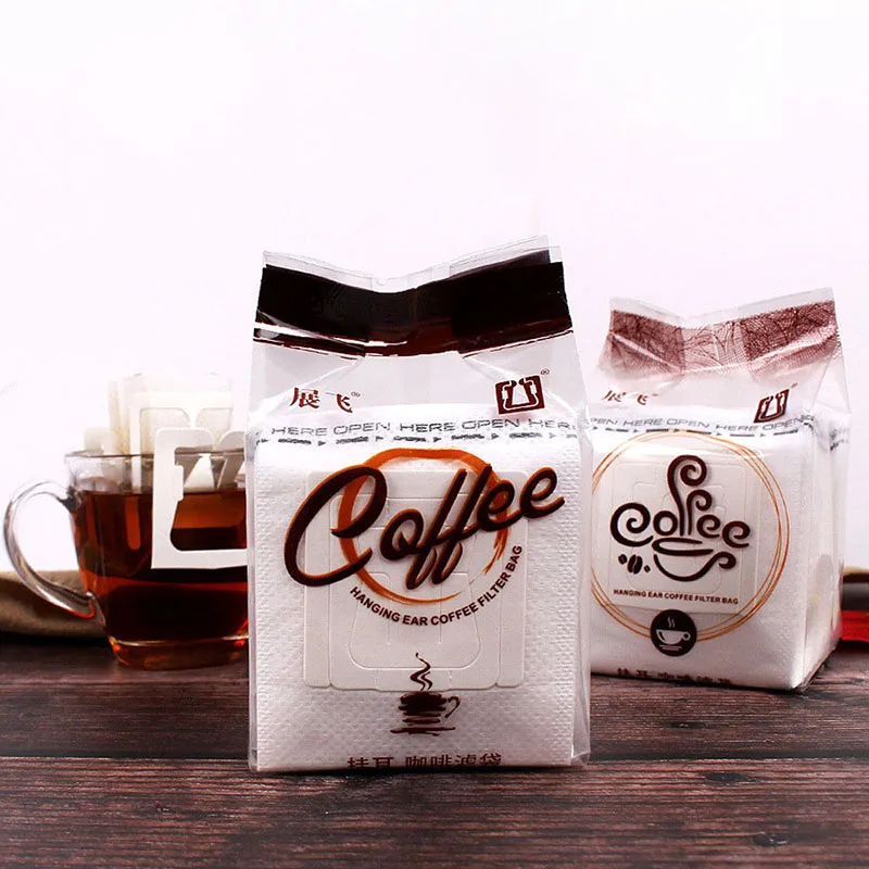 

50Pcs/Pack Portable Kitchen Supplies Filter Paper For Household Multipurpose Hanging Ear Style Disposable Coffee Filter Bag
