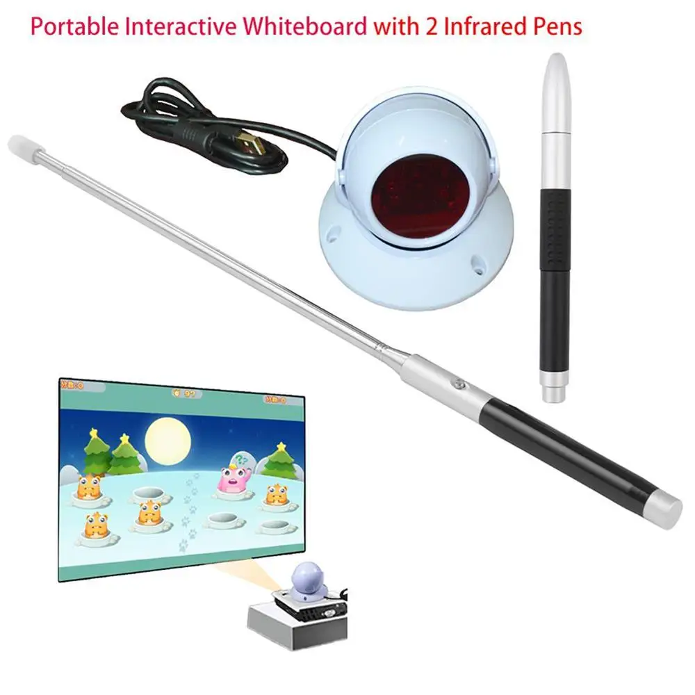 Oway Most Popular Infrared Electronic Stylus Pen Interactive Whiteboard Touch Screen Smartboards for Digital Classroom Meeting