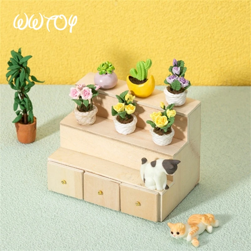 

Шкаф-витрина для кукольного домика, шкафчик для хранения, миниатюрный шкаф, книжка, прикроватный столик для одежды, шкаф, полки, ножки, шкаф