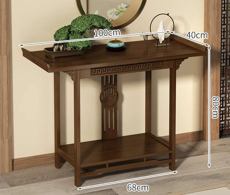 Оформирующий стол из цельного дерева Будды шкаф для храм бога богатства стоячий