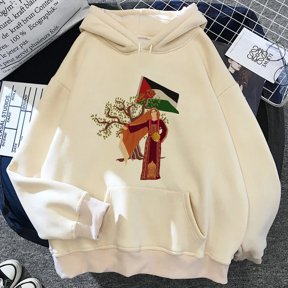 

Palestine hoodies women 2023 graphic y2k aesthetic Winter hoddies women Korean style sweatshirts
