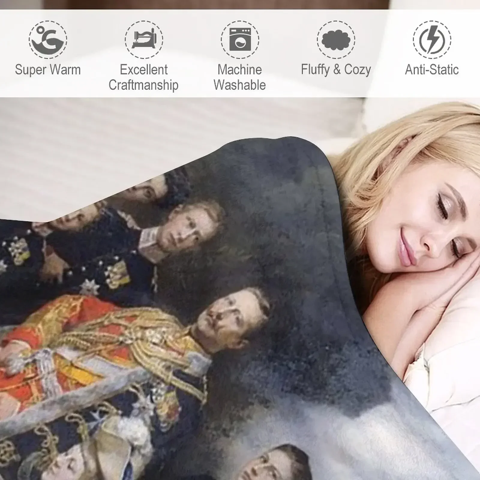 Серебряное одеяло Kaiser Wilhelma на годовщину свадьбы 19086 персонализированные