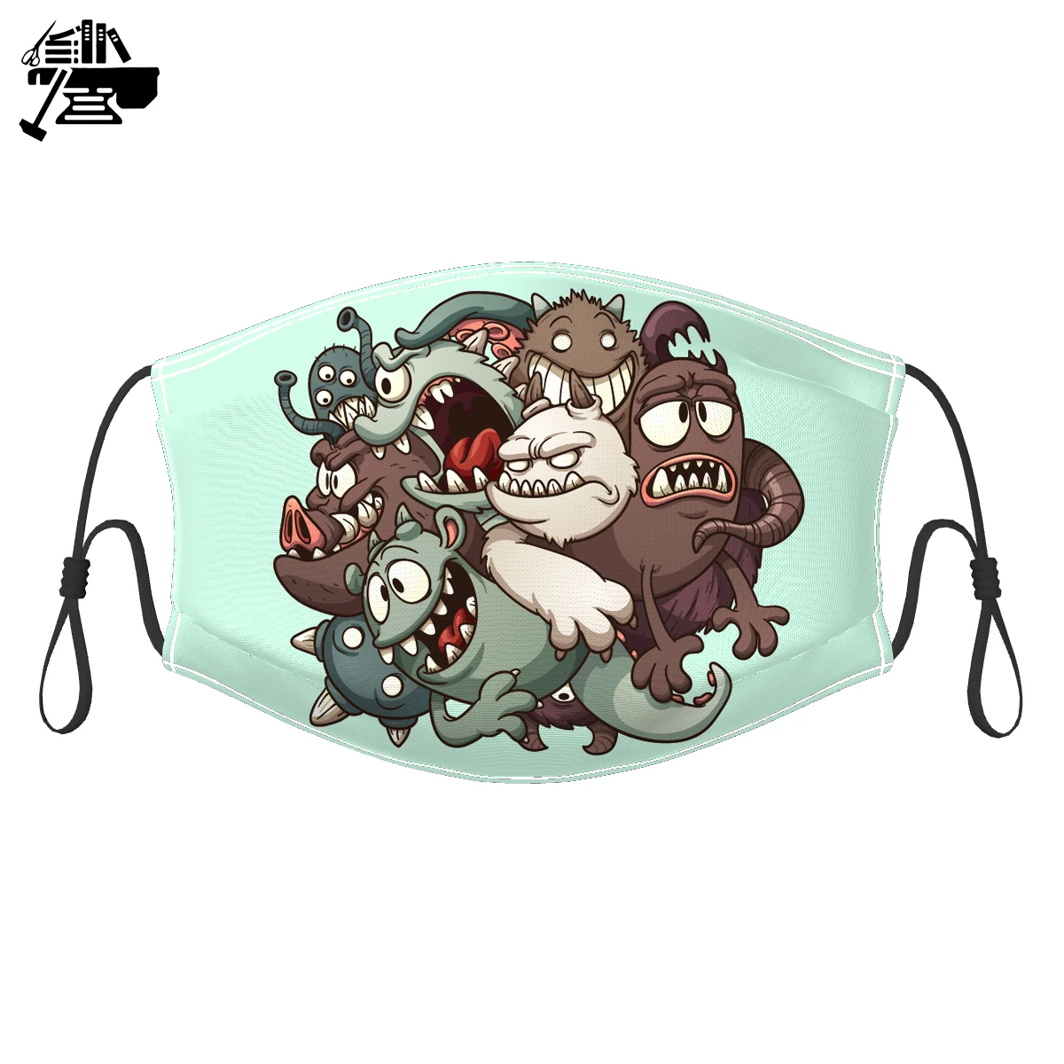 

2-10 Pieces Kids Safety Dust Masks With Filters Kids Outdoor Dustproof Windproof Reusable Masks Washable 5 Layers Non Woven Face