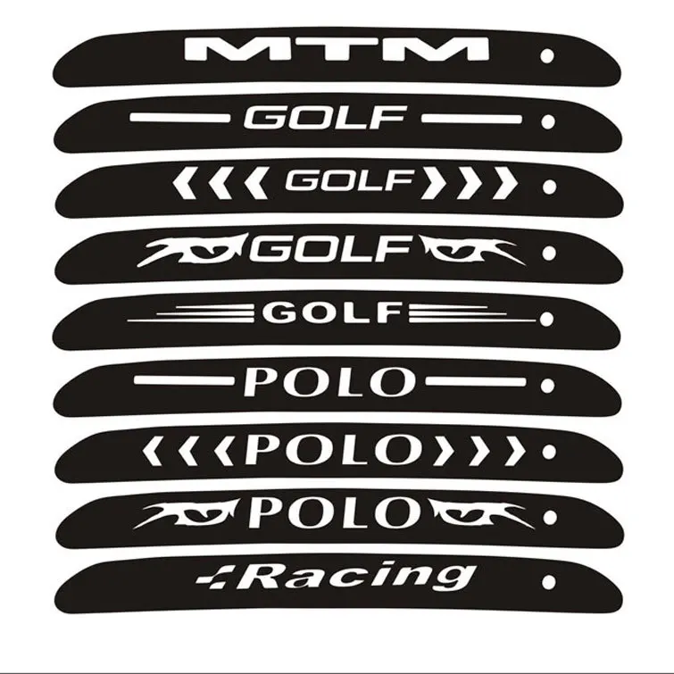 

Carbon fiber car modification sticker suitable for Volkswagen Golf 6 new Polo Polo Tiguan high mounted brake light sticker