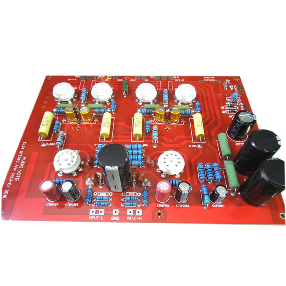 DLHiFi HiFi Hallo-End Stereo Push-Pull EL84 Vakuum Rohr Verstärker PCB DIY Kit Fertig Ref Audio Hinweis PP PCB 2,2mm dicke Bord