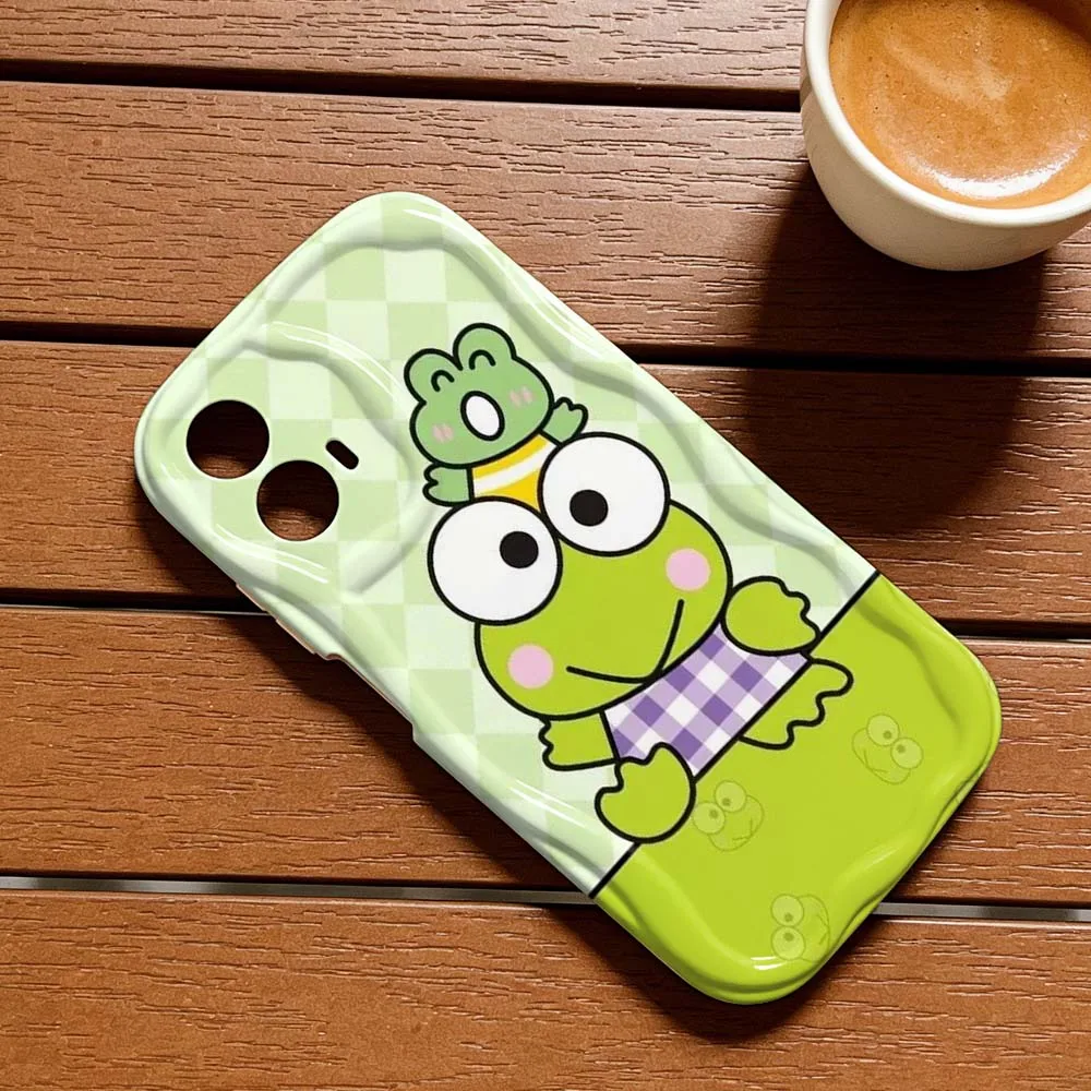 Фото Модный чехол Cat Fashion Keroppi для Motorola G85 G84 G82 G75 G52 G45 G35 G34 G24 G15 G14 G04 E22i E15 Edge 50 №4