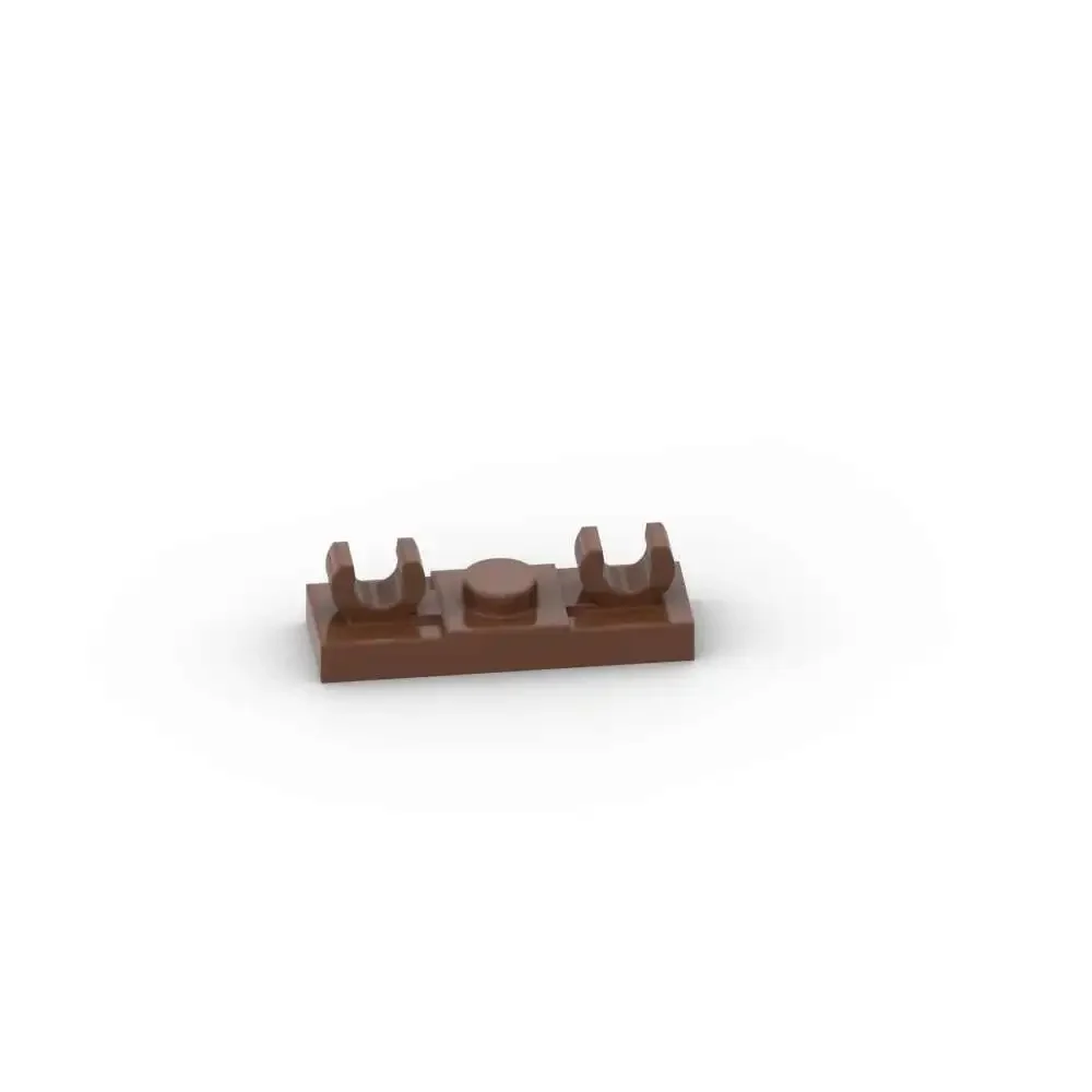 Фото MOC 10 шт. модифицированные строительные блоки 79987 1x3 с 2 открытыми O-зажимами, головоломка с частицами кирпича, развивающие игрушки, подарки на день рождения для детей №4