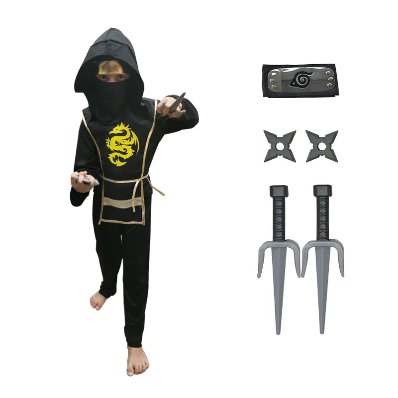 Детский костюм ниндзя Карнавальный для мальчиков и девочек