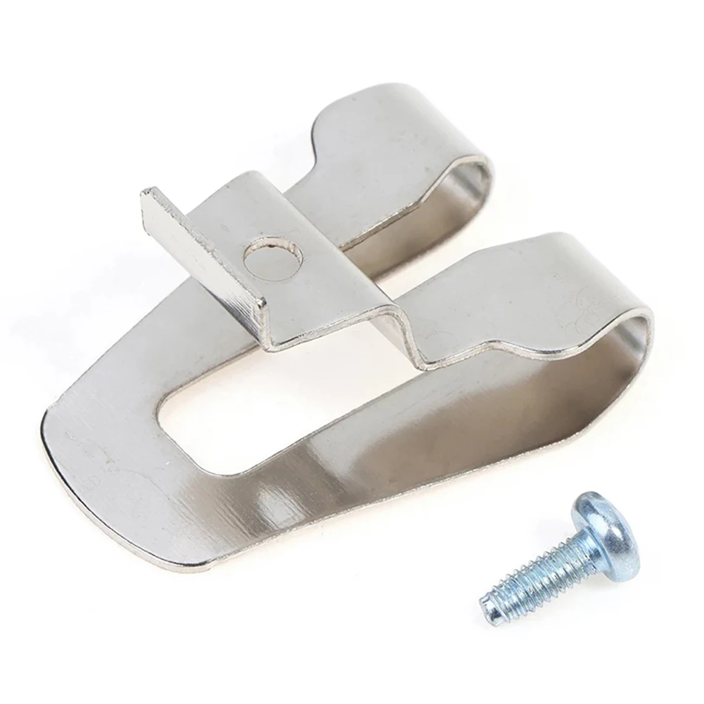 

For Drill Power Tool Belt Clip Hook Clip Hook 45*30mm Drill Belt With 8mm Cap Studs Screws For-Makita 18V Max Tools