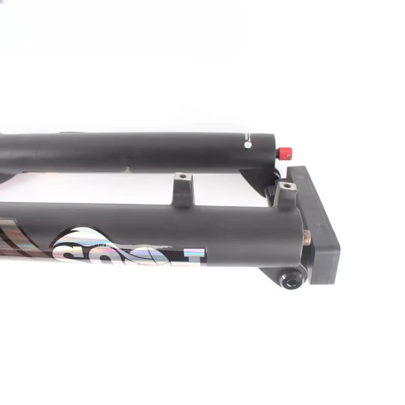 Фото OEM ODM Двухкоронная амортизационная вилка для даунхилла MTB, подходит для горных велосипедов 27.5/29 дюймов, передние велосипедные запчасти №3