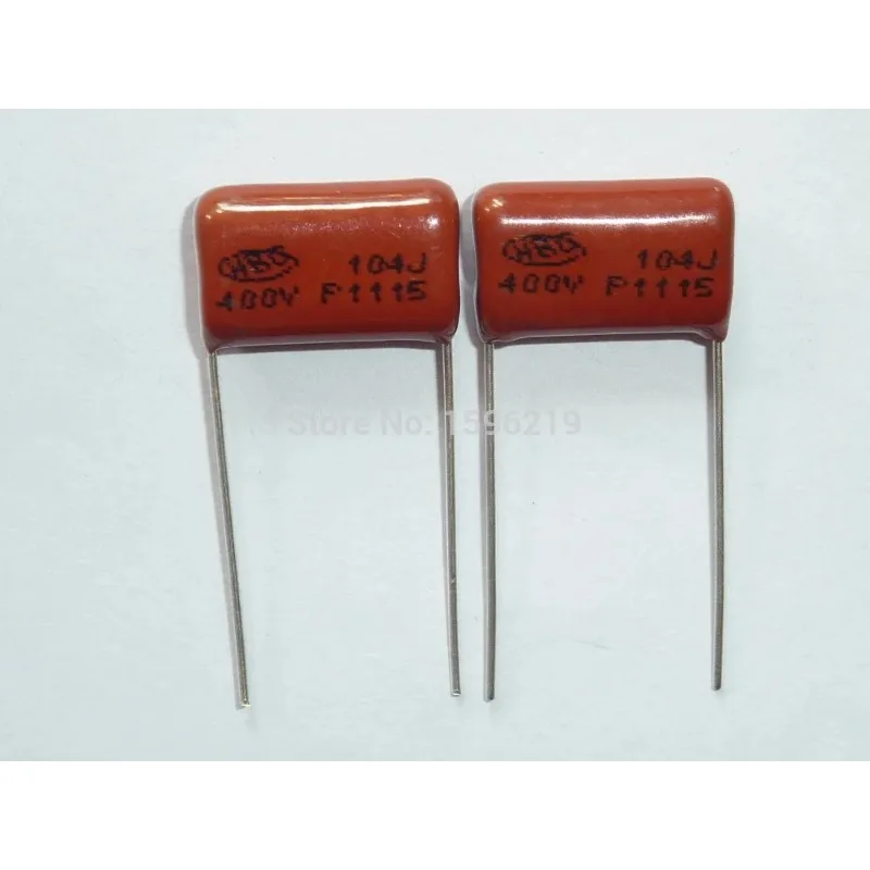 50 шт. конденсатор CBB 104 400 В Дж 0 1 мкФ 100 нФ P15 CBB21 металлизированный полипропиленовый