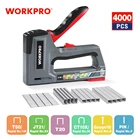 Степлер WORKPRO 6 в 1, ручной степлер для степлера, обивки пластиковой мебели, инструмент для сверхпрочного степлера для дома