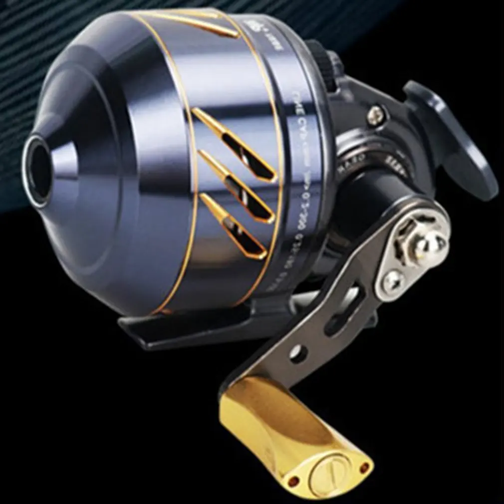 Slingshot fishing Reel Spinning Hand Wheel 2 BBCatapult Outdoor Hunting Closed Reel With Line