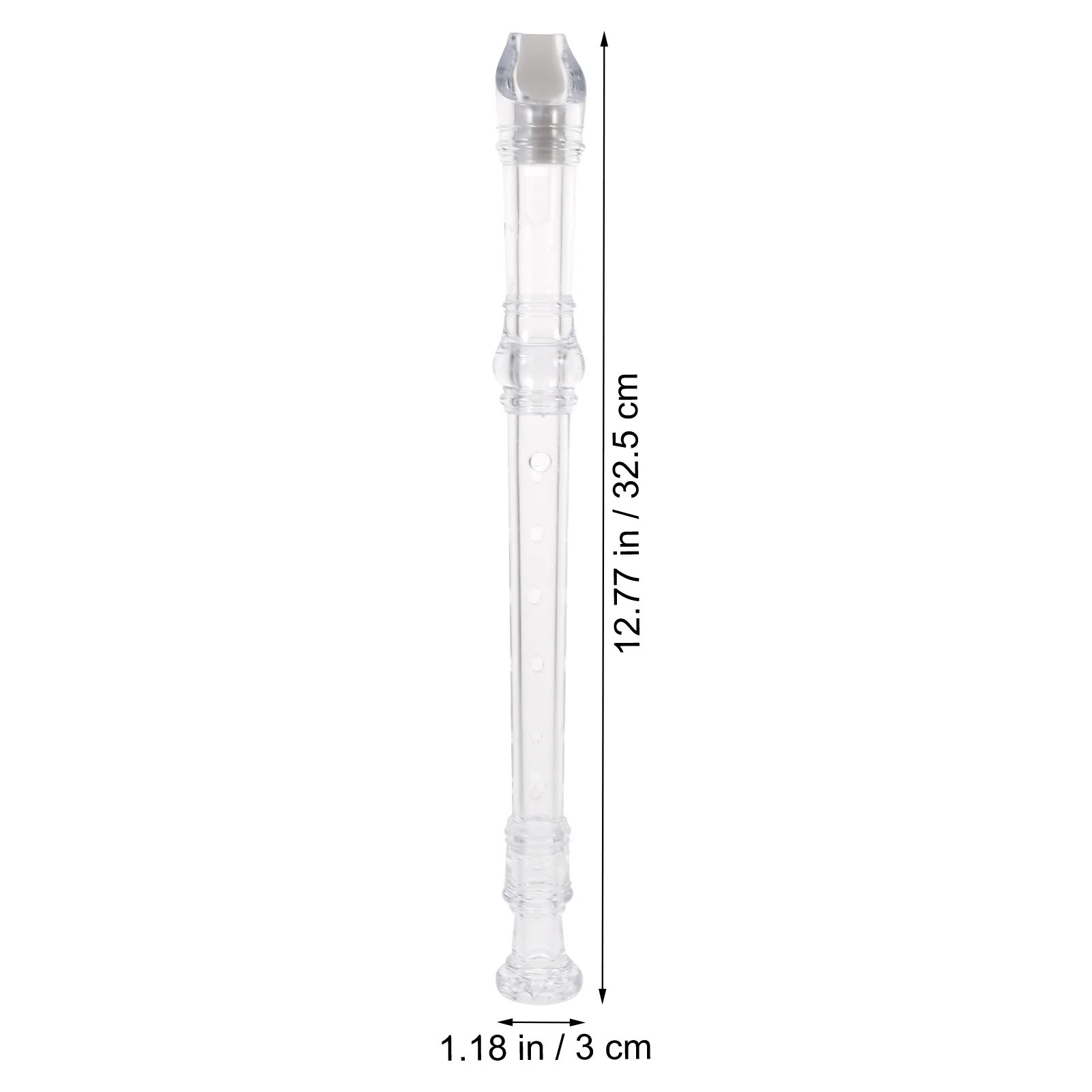 Игрушечная флейта-кларнет детская музыка 325X3X3 см рекордер черный для пальцев 8