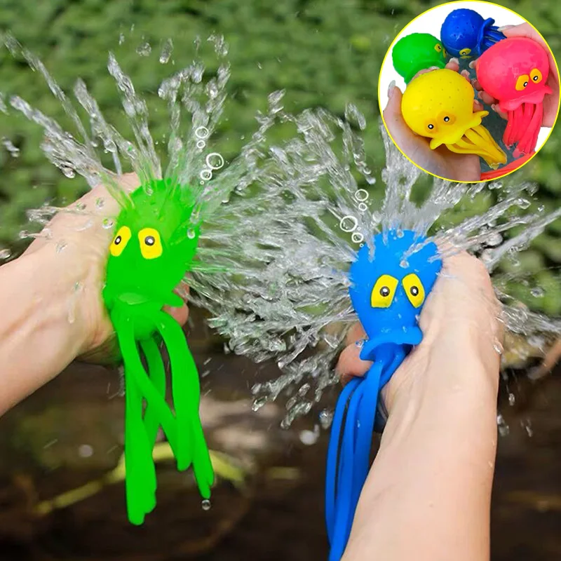 

Мультяшные игрушки-осьминоги для снятия стресса в бассейне