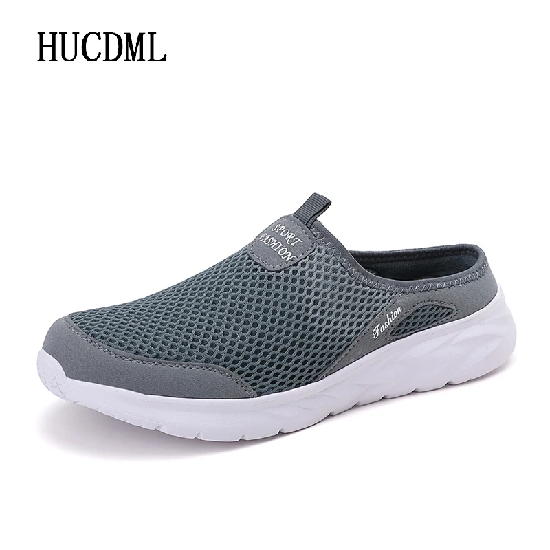 Мужские легкие кроссовки без шнуровки Повседневная дышащая удобная обувь для